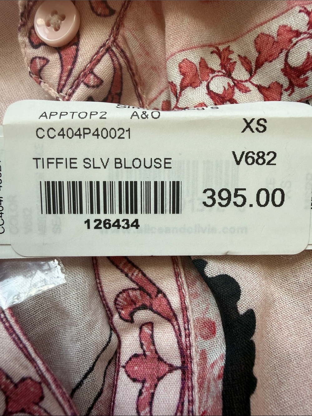 Alice + Olivia Tiffie Blouse - Picture 8 of 8